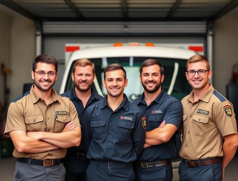 Tar Heel Garage Doors team of professional technicians